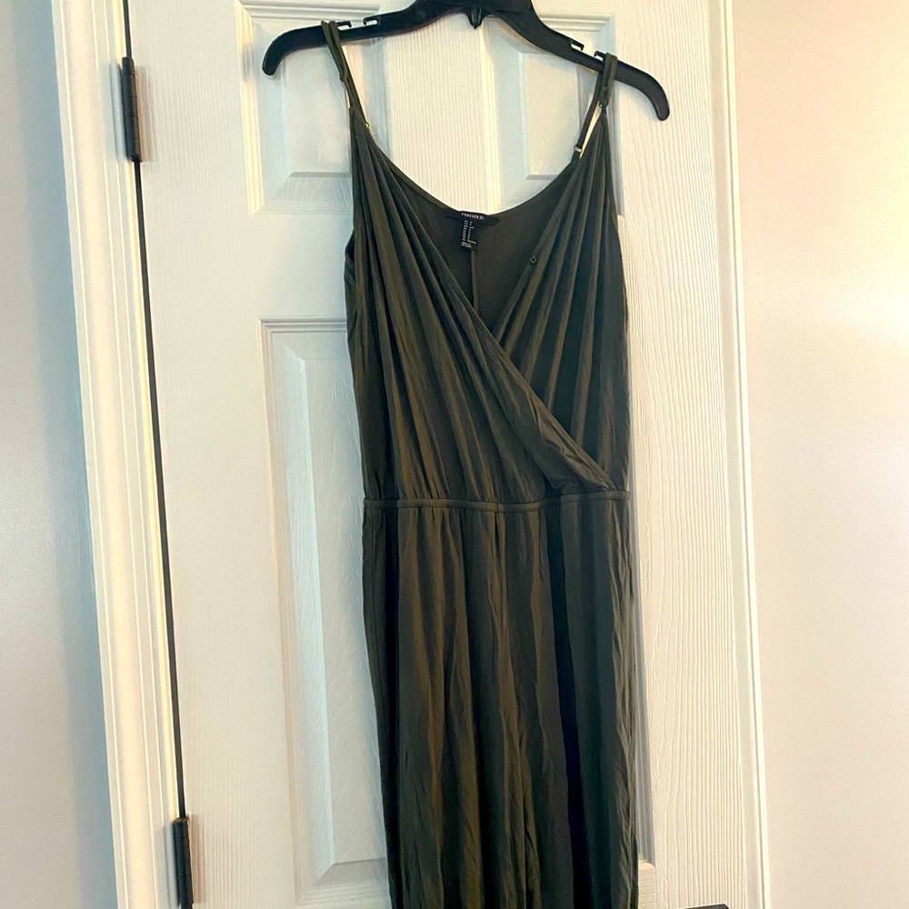 Olive green jumpsuit